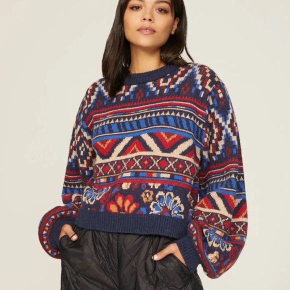 Farm Rio Ainika Tapestry Blue/Red
Sweater XS BNWOT - Picture 3 of 11